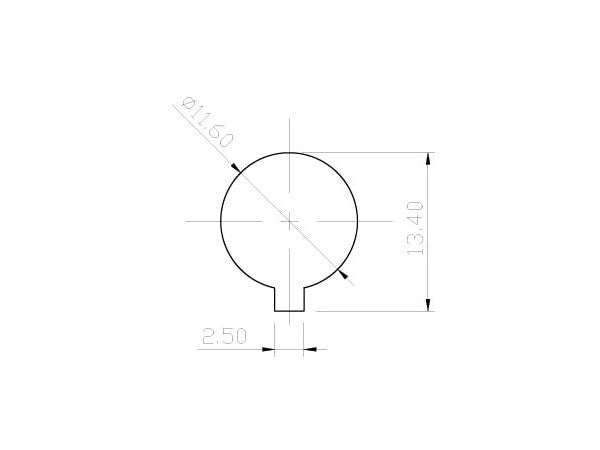 Case Hole Dimension