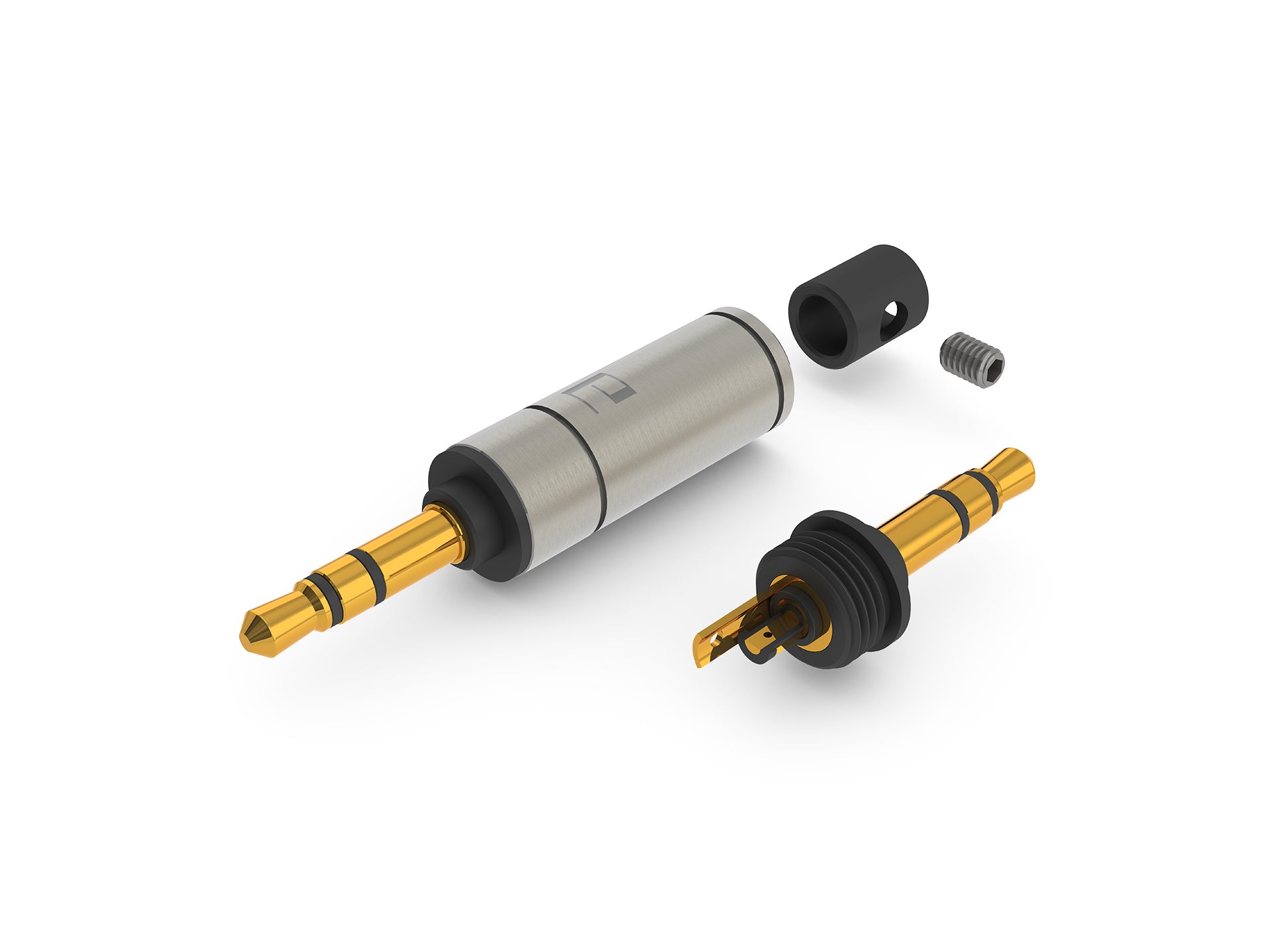 3.5mm Stereo TRS Plug AT3-1351G Gold Plated-aeco