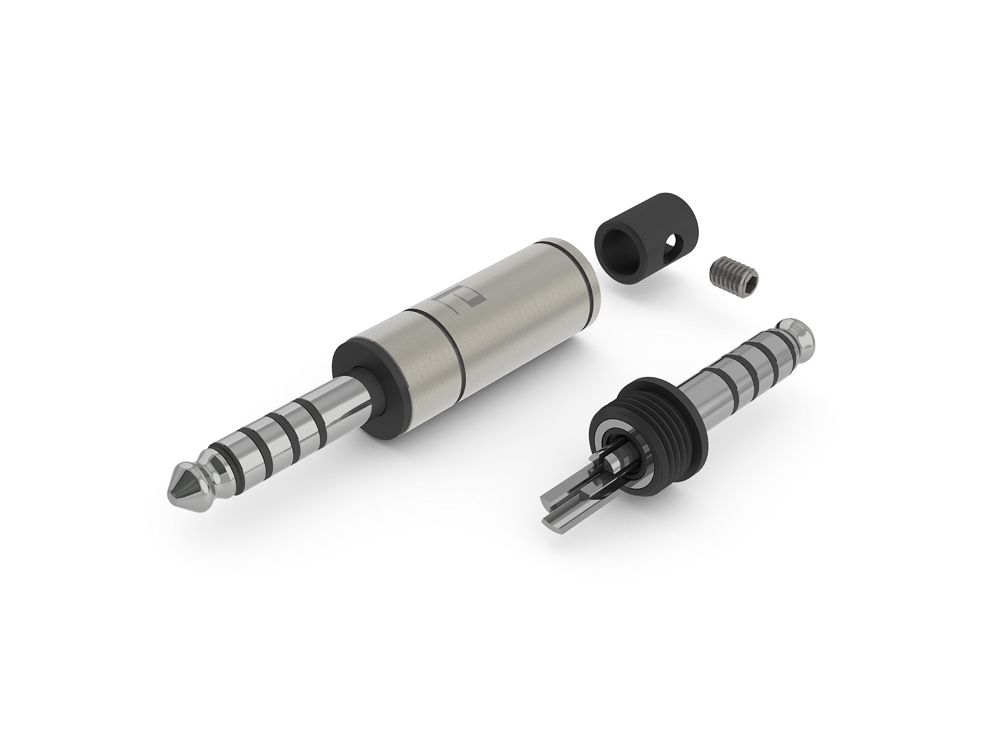4.4mm 5 Pole TRS Plug AT4-1812R Rhodium Plated-aeco