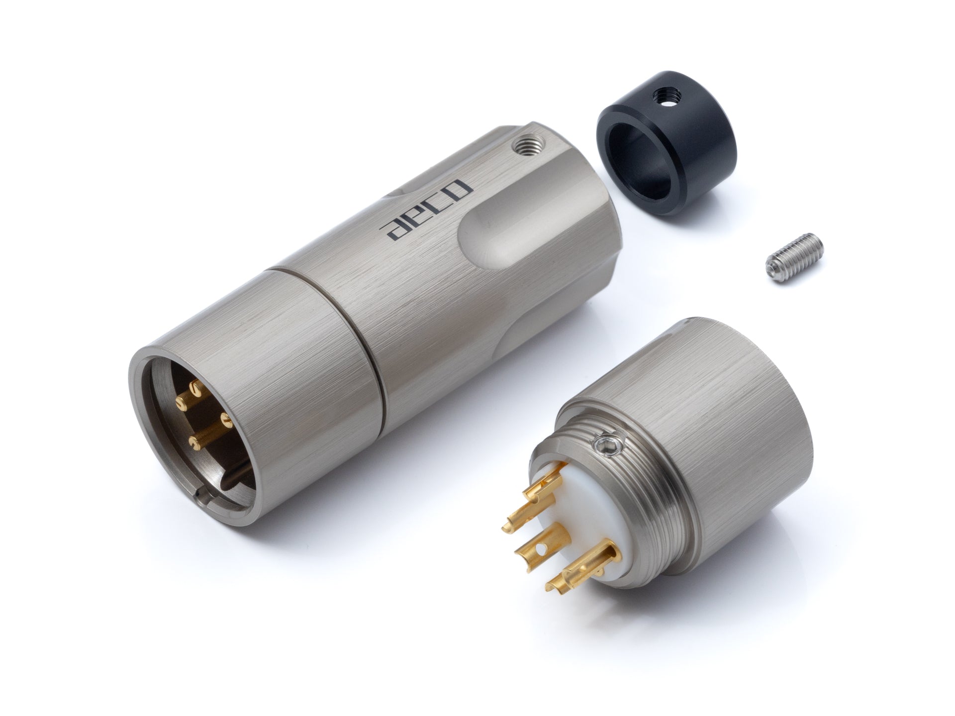 XLR 4 Pin Male AX4-1611G Gold Plated-aeco