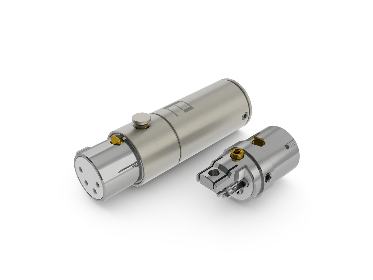 XLR 4 Pin Female AX4-1623R Rhodium Plated-aeco